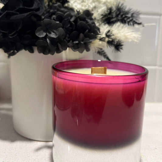 Wood Wick Candle | Champagne + Strawberries